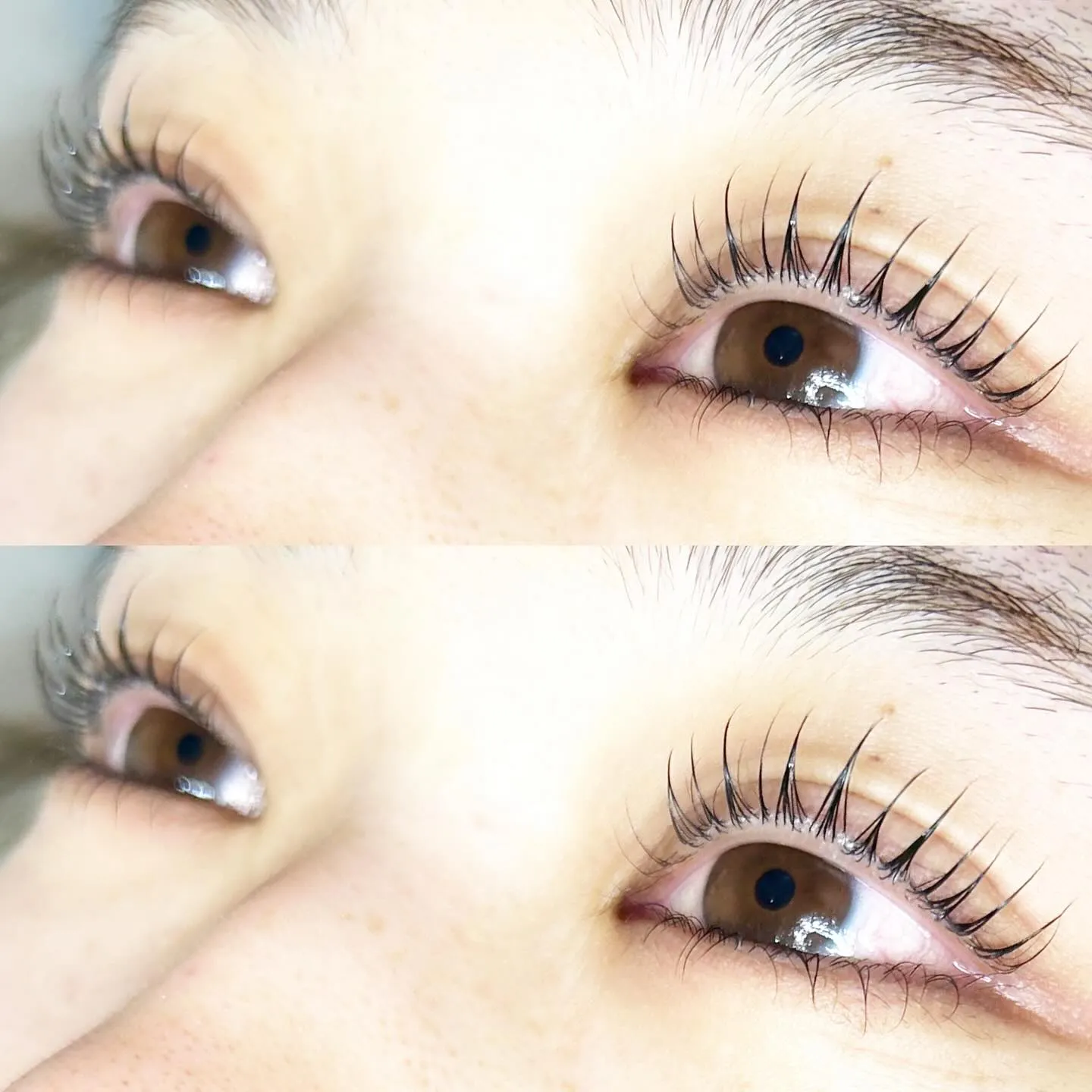 上下まつげパーマ🫧